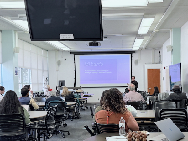 Stephen "Kip" Tobin UCLA Lecturer, presents at the Fall 2024 SWALLT conference.