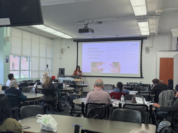 Wendy Kurtz, UCLA Data Scientist and Lecturer, presents at the Fall 2024 SWALLT conference.